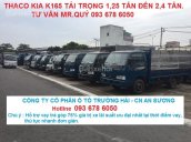 Bán xe tải Kia K165S 2.4 tấn mới. Xe tải Kia K165 vay trả góp - Giá xe tải Thaco K165 2 tấn 4 mới