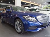Bán C250 Exclusive mới 100%, màu xanh, nội thất đen, giá tốt nhất HCM - Mercedes Haxaco Võ Văn Kiệt