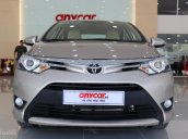 Cần bán Toyota Vios G 1.5 đời 2017, màu ghi vàng, bao test