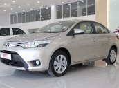 Cần bán Toyota Vios G 1.5 đời 2017, màu ghi vàng, bao test