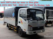 Xe tải Veam VT150 1.5 tấn, thùng mui bạt