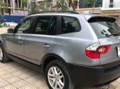 Bán BMW X3 2.5 AT đời 2004, màu bạc, nhập khẩu 