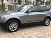 Bán BMW X3 2.5 AT đời 2004, màu bạc, nhập khẩu 