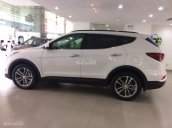 Giá xe Hyundai Santa Fe 2.4 full xăng đời 2018, màu trắng. Hỗ trợ trả góp, LH Hyundai Trường Chinh 0902.608.293