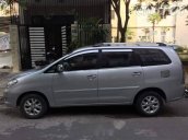 Cần bán lại xe Toyota Innova G đời 2007, màu bạc xe gia đình, 350tr