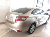 Cần bán gấp Toyota Vios 1.5E sản xuất năm 2015, màu vàng, giá 448tr