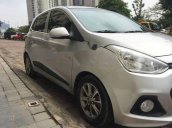 Bán Hyundai Grand i10 AT đời 2015, màu bạc, xe nhập , giá tốt