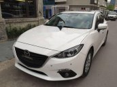 Bán gấp Mazda 3 1.5AT 2016, màu trắng, giá 655tr