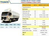 Xe tải Thaco Auman C160, tải trọng 9T3, thùng lửng/ mui bạt/ thùng kín. Giá tốt, hỗ trợ trả góp lên đến 80%