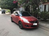 Bán xe Swift 2017 màu đỏ đun nóc đen, chạy 8000km