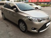 Cần bán xe Toyota Vios 1.5E MT sản xuất năm 2017, màu vàng cát, 525tr