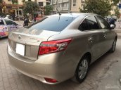 Cần bán xe Toyota Vios 1.5E MT sản xuất năm 2017, màu vàng cát, 525tr