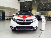 Bán Honda CR-V 1.5 Turbo L (bản full) phiên bản 5+2 2018 - Mới 100%, màu trắng - Nội thất đen, giao ngay