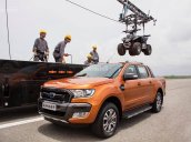 Bán Ford Ranger Wildtrak 3.2 2 cầu số tự động, màu cam, mới 100%, hỗ trợ trả góp, giá cạnh tranh