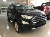 Bán Ford EcoSport 1.0 Ecoboost 2018, mới 100% màu đen, giá cạnh tranh. L/H 090.778.2222