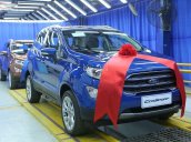 Bán Ford EcoSport 1.0 Ecoboost 2018, mới 100% màu xanh cửu long, giá cạnh tranh, hỗ trợ trả góp. L/H 090.778.2222