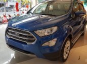 Bán Ford EcoSport 1.0 Ecoboost 2018, mới 100% màu xanh cửu long, giá cạnh tranh, hỗ trợ trả góp. L/H 090.778.2222