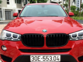 Bán xe BMW X3 sản xuất 2016 màu đỏ, 1 tỷ 750 triệu nhập khẩu