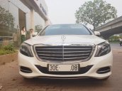 Bán Mercedes S400 sản xuất 2014, model 2015, màu trắng, nội thất kem