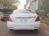 Bán Mercedes S400 sản xuất 2014, model 2015, màu trắng, nội thất kem