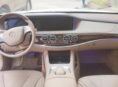 Bán Mercedes S400 sản xuất 2014, model 2015, màu trắng, nội thất kem