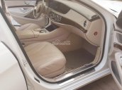 Bán Mercedes S400 sản xuất 2014, model 2015, màu trắng, nội thất kem