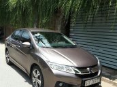 Bán Honda City 1.5AT màu nâu titan, số tự động, sản xuất 2015, biển Sài Gòn