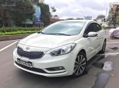 Cần bán gấp Kia K3 1.6 năm 2014, màu trắng số sàn