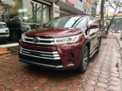 Cần bán xe Toyota Highlander LE 2.7 đời 2018, màu đỏ, nhập khẩu