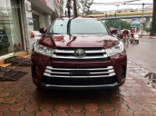 Cần bán xe Toyota Highlander LE 2.7 đời 2018, màu đỏ, nhập khẩu