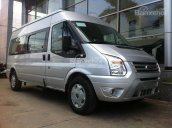 Bán Ford Transit bản tiêu chuẩn mới 100% màu bạc, giá cạnh trạnh, hỗ trợ trả góp, LH 0907782222