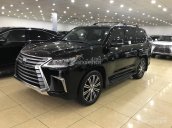 Bán Lexus LX 570 Mỹ sản xuất 2018 màu đen, nội thất nâu da bò, lh 0904927272