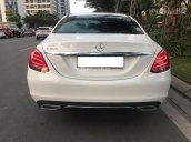 Bán Mercedes Benz C200 màu trắng, sản xuất 2015, biển Hà Nội