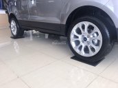 Bán Ford Ecosport Titanium đời 2018, màu xám (ghi), hỗ trợ trả góp và hoàn thiện lăn bánh