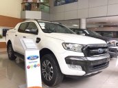 Cần bán xe Ford Ranger Wildtrak 3.2 sản xuất năm 2017, màu trắng, nhập khẩu, 925tr