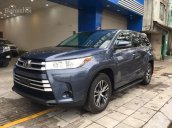 Cần bán xe Toyota Highlander sản xuất 2017, màu xanh lam, nhập khẩu