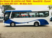 Bán xe khách 34 chỗ Thaco TB85S 200 mã lực động cơ Weichai mới 2018