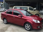 Bán Chevrolet Aveo LT màu đỏ tươi, số sàn sản xuất 2017 biển Sài Gòn