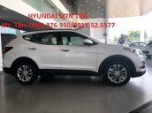 Hyundai Sơn Trà bán ô tô Hyundai Santa Fe 2018, màu trắng, nhập khẩu 3 cục Hàn Quốc, xe 7 chỗ Đà Nẵng