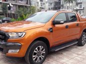 Cần bán gấp xe Ford wildtrak 3.2L số tự động 2016, màu vàng 2 cầu