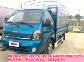 Bán xe 2,4 tấn thùng mui bạt, thùng kín đời 2018, Kia K250 tiêu chuẩn Euro 4