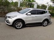 Cần bán xe Hyundai Santa Fe 2017, màu bạc 2.4