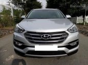 Cần bán xe Hyundai Santa Fe 2017, màu bạc 2.4