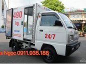 Bán Suzuki Super Carry Truck SD490 cửa lùa, chạy được phố cấm, màu trắng, LH 0911.935.188