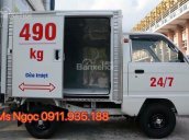 Bán Suzuki Super Carry Truck SD490 cửa lùa, chạy được phố cấm, màu trắng, LH 0911.935.188