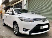 Bán ô tô Toyota Vios 1.5E CVT năm 2016, màu trắng còn mới, giá tốt