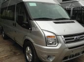 Thái Bình bán Ford Transit bản tiêu chuẩn, sản xuất 2018, màu bạc, xe như mới 100% chưa lăn bánh