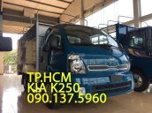 TP. HCM bán Kia K250 2.49 tấn, thùng mui bạt Inox304, màu xanh, giá tốt