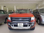 Bán xe Ford Ranger Wildtrak năm 2014, màu cam