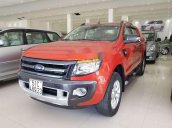 Bán xe Ford Ranger Wildtrak năm 2014, màu cam